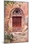 Doorway of the Monastery of S Benedict (Sagro Speco) at Subiaco-Alberto Pisa-Mounted Giclee Print