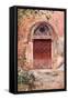 Doorway of the Monastery of S Benedict (Sagro Speco) at Subiaco-Alberto Pisa-Framed Stretched Canvas