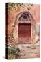 Doorway of the Monastery of S Benedict (Sagro Speco) at Subiaco-Alberto Pisa-Stretched Canvas