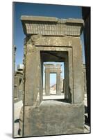 Doorway of the Palace of Darius, Persepolis, Iran-Vivienne Sharp-Mounted Photographic Print