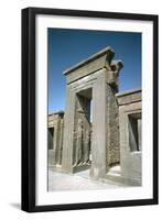 Doorway of the Palace of Darius, Persepolis, Iran-Vivienne Sharp-Framed Photographic Print