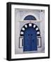 Doorway, Sidi Bou Said, Tunisia, North Africa, Africa-David Beatty-Framed Photographic Print