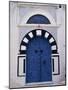 Doorway, Sidi Bou Said, Tunisia, North Africa, Africa-David Beatty-Mounted Photographic Print