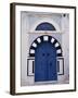 Doorway, Sidi Bou Said, Tunisia, North Africa, Africa-David Beatty-Framed Photographic Print