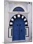 Doorway, Sidi Bou Said, Tunisia, North Africa, Africa-David Beatty-Mounted Photographic Print