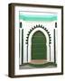 Doorway That Inspired Matisse, Tangier, Morocco, North Africa-Neil Farrin-Framed Photographic Print