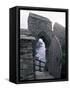 Doorway, Tintagel Castle, Cornwall, England, United Kingdom-Adam Woolfitt-Framed Stretched Canvas