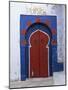 Doorway to Turkish Baths in the Medina, Hammamet, Cap Bon, Tunisia, North Africa, Africa-Stuart Black-Mounted Photographic Print