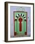 Doorway to Turkish Baths in the Medina, Hammamet, Cap Bon, Tunisia, North Africa, Africa-Stuart Black-Framed Photographic Print