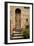 Doorway with Flowers, Pienza, Tuscany, Italy-Terry Eggers-Framed Photographic Print