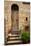 Doorway with Flowers, Pienza, Tuscany, Italy-Terry Eggers-Mounted Photographic Print