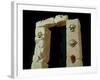 Doorway with Skulls, from the Sanctuary of Roquepertuse, Gaule, La Tene II Civilization-null-Framed Giclee Print