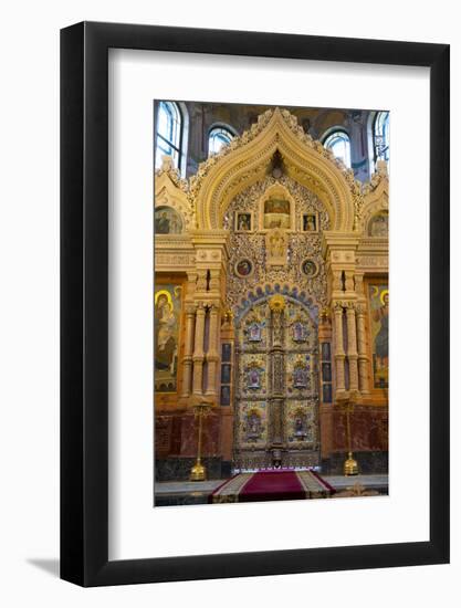 Doorway within The Church on the Spilled Blood, UNESCO World Heritage Site, St. Petersburg, Russia,-Miles Ertman-Framed Photographic Print