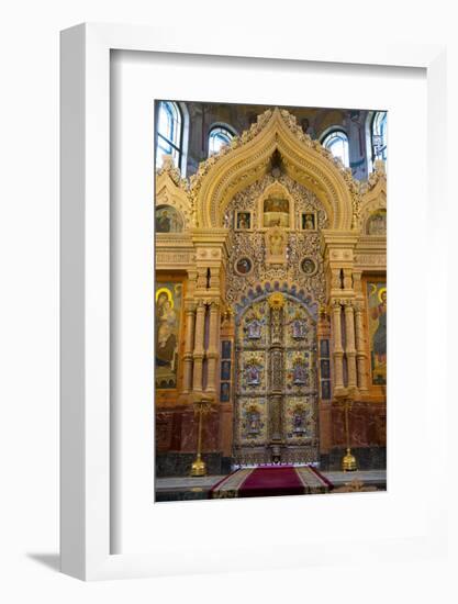 Doorway within The Church on the Spilled Blood, UNESCO World Heritage Site, St. Petersburg, Russia,-Miles Ertman-Framed Photographic Print