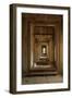 Doorways, Inner Gallery, Khmer Temple, Angkor World Heritage Site, Siem Reap, Cambodia-David Wall-Framed Photographic Print