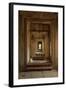 Doorways, Inner Gallery, Khmer Temple, Angkor World Heritage Site, Siem Reap, Cambodia-David Wall-Framed Photographic Print