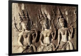 Doorways, Inner Gallery, Khmer Temple, Angkor World Heritage Site, Siem Reap, Cambodia-David Wall-Framed Photographic Print