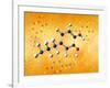 Dopamine Neurotransmitter Molecule-David Mack-Framed Photographic Print