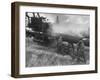 "Dope and Wrap" Being Applied to a Pipe after it Was Welded and Cleaned-null-Framed Photographic Print