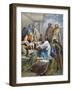 Dor?: Jesus Healing Sick-Gustave Doré-Framed Giclee Print