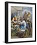 Dor?: Jesus Healing Sick-Gustave Doré-Framed Giclee Print