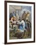 Dor?: Jesus Healing Sick-Gustave Doré-Framed Giclee Print