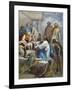 Dor?: Jesus Healing Sick-Gustave Doré-Framed Giclee Print