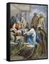 Dor?: Jesus Healing Sick-Gustave Doré-Framed Stretched Canvas