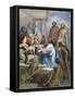 Dor?: Jesus Healing Sick-Gustave Doré-Framed Stretched Canvas