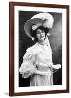 Dora Barton, English Actress, 1900s-J Beagles & Co-Framed Giclee Print