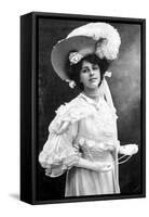 Dora Barton, English Actress, 1900s-J Beagles & Co-Framed Stretched Canvas