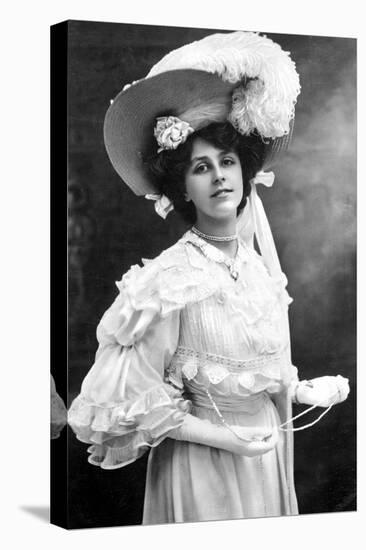 Dora Barton, English Actress, 1900s-J Beagles & Co-Stretched Canvas