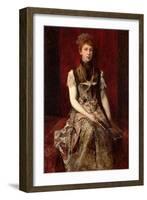 Dora Fournier-Gabillon around 1879-Hans Makart-Framed Giclee Print