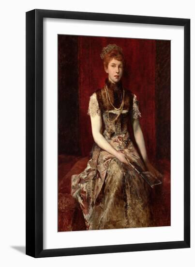 Dora Fournier-Gabillon around 1879-Hans Makart-Framed Premium Giclee Print