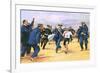 Dorando Pietri, a Gallant Marathon Runner from the 1908 London Olympics-Alberto Salinas-Framed Giclee Print