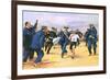 Dorando Pietri, a Gallant Marathon Runner from the 1908 London Olympics-Alberto Salinas-Framed Giclee Print