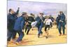 Dorando Pietri, a Gallant Marathon Runner from the 1908 London Olympics-Alberto Salinas-Mounted Giclee Print