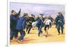 Dorando Pietri, a Gallant Marathon Runner from the 1908 London Olympics-Alberto Salinas-Framed Giclee Print