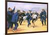 Dorando Pietri, a Gallant Marathon Runner from the 1908 London Olympics-Alberto Salinas-Framed Giclee Print