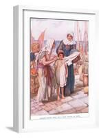 Dorcas Giving Help to a Poor Widow-Arthur A. Dixon-Framed Giclee Print