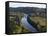 Dordogne River in France-Patrick Ward-Framed Stretched Canvas