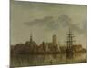 Dordrecht at Sunset-Aelbert Cuyp-Mounted Art Print