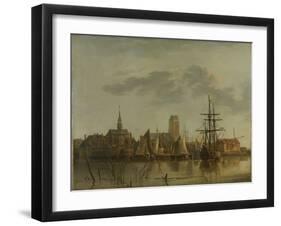 Dordrecht at Sunset-Aelbert Cuyp-Framed Art Print