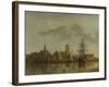 Dordrecht at Sunset-Aelbert Cuyp-Framed Art Print