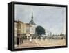 Dordrecht, La Ville, 1884-Eugène Boudin-Framed Stretched Canvas