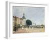 Dordrecht, La Ville, 1884-Eugène Boudin-Framed Giclee Print