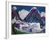 Dorf Monstein Bei Davos, 1927-Ernst Ludwig Kirchner-Framed Giclee Print