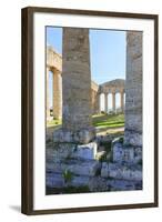 Dorian Temple of Segesta. 5th Century BC. Sicily, Italy-Tom Norring-Framed Photographic Print