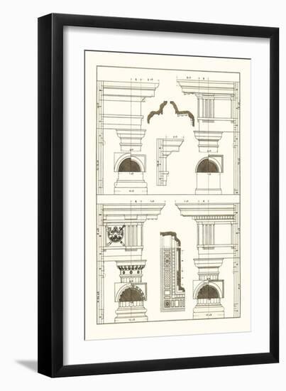 Doric and Tuscan Orders-J. Buhlmann-Framed Art Print