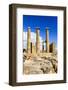 Doric Temple of Athena. Dorian Acropolis of Lindos from About 10th Century BC. Rhodes. Greece-Tom Norring-Framed Photographic Print